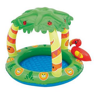Bazénik Bestway® 52179, detský, 99x91x71 cm, Friendly Jungle Play Pool, nafukovací 14684